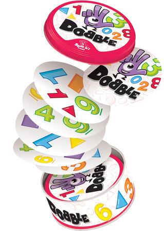 DOBBLE EDYCJA 1 2 3 123 Gra planszowa karciana dla małych dzieci karty