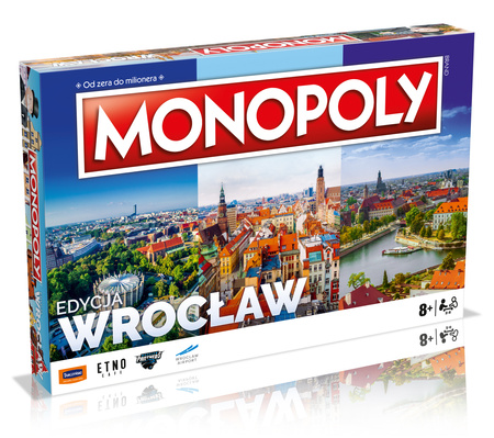 MONOPOLY WROCŁAW gra planszowa monopol Hasbro Standard PIĘKNA EDYCJA POLSKA