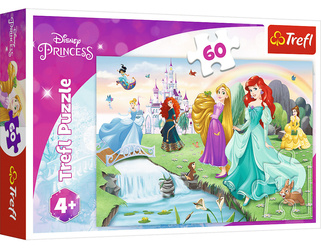PUZZLE DISNEY 60 elementów Księżniczki Disneya puzle markowe dla dzieci 4+
