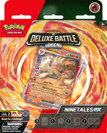 Pokemon TCG Deluxe Battle Deck Ninetales ex talia do gry