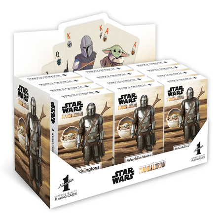 Waddingtons Star Wars Mandalorian 55 KART DO GRY POKER TYSIĄC BRYDŻ KARTY