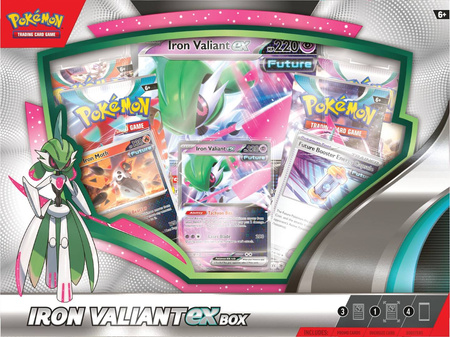 OUTLET Pokemon TCG karty ORYGINALNE Ex Box Iron Valiant NOWY DUŻY ZESTAW KART 2023
