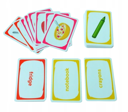 NAUKA ANGIELSKIEGO edukacyjne karty do nauki fiszki cards Fundel Flashcards