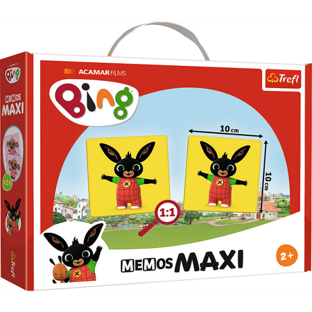 MAXI BIG MEMOS gra planszowa memo pamięciowa dla małych dzieci 2+ WIELKA