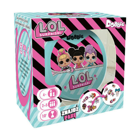 DOBBLE LOL SUPRISE gra planszowa dla dzieci karty doble lalka omg dople EN