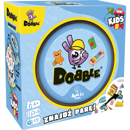 DOBBLE KIDS ECO gra planszowa karty doble dla dzieci karciana EKOLOGICZNA 4+