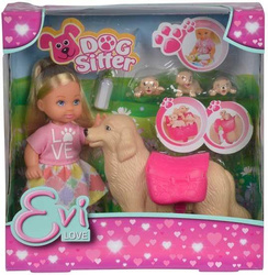 Outlet LALKA EVI +PIESEK PIES +AKCESORIA PSIA OPIEKUNKA +SZCZENIACZKI