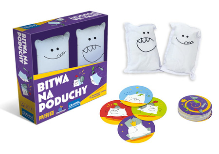 Bitwa na poduchy karciana szybka gra zręcznościowa imprezowa wykonywanie zadań