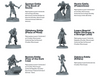 Iron Maiden Zestaw figurek dodatek do ZOMBICIDE Massive Darkness modele