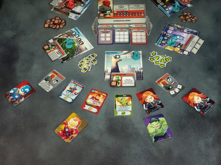 OUTLET MARVEL UNITED kooperacyjna rodzinna GRA ROKU PORTAL CMON 10 FIGUREK MARVELA