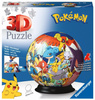 POKEMON 3D PUZZLE PREMIUM POKEMONY KULA karty Pokémon Pikachu ORYGINALNE