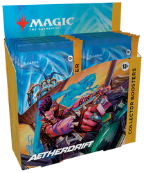 Collector Booster Box Aetherdrift karty MTG 12 boosterów Magic 2025 PREMIUM