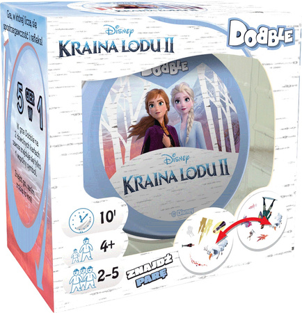 OUTLET DOBBLE FROZEN 2 gra planszowa karciana karty Doble dople DISNEY KRAINA LODU