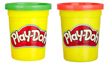 ZESTAW 2 PLAY DOH CIASTOLINA DUŻA TUBA sensoryczna masa plastyczna AŻ 224g