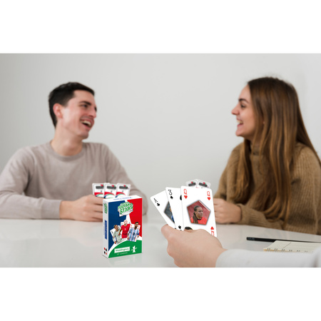 WADDINGTONS World Football Stars 55 KART DO GRY POKER BRYDŻ KARTY PIŁKARSKIE