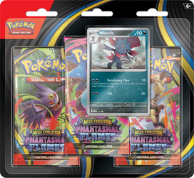 Pokémon TCG: Mega Evolution Phantasmal Flames 3-Pack Blister Weavile