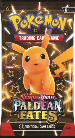 ORYGINALNE KARTY Booster Pokemon TCG Paldean Fates pack saszetka LIMITOWANE