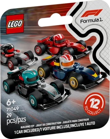 LEGO 71049 FORMUŁA 1 PIERWSZA BOLID FORMUŁY klocki auto samochód WYŚCIGÓWKA