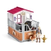Schleich 42437 ZAGRODA DLA KONI konie figurki stajnia Horse Club koń pies
