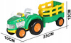 Traktor ciąnik z farmerem zwierzęta ŚWIATŁA DŹWIĘKI 33cm zabawa na wsi