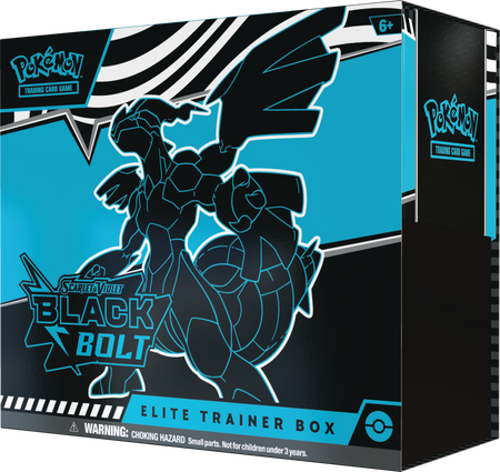 POKEMON Elite Trainer Box Black Bolt 10,5 pudło 9x booster KARTY ORYGINALNE Zekrom