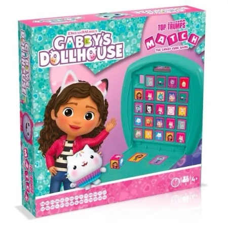 SUPER zestaw 4w1 gier KOCI DOMEK GABI MONOPOLY gra planszowa JUNIOR TOP