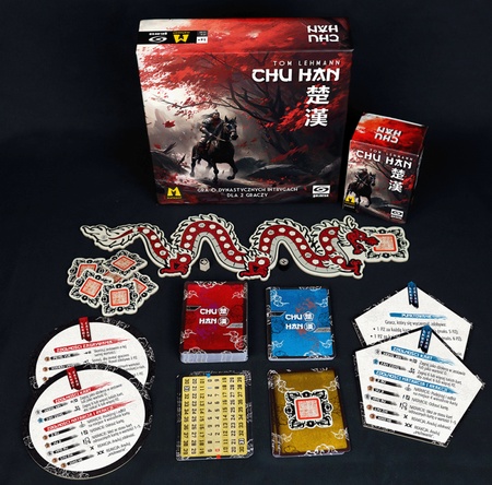 Chu Han gra PLANSZOWA karciana STRATEGICZNA bitwa imperium CHIŃSKIE 14+