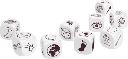 KOŚCI OPOWIEŚCI Story Cubes PUSZKA EKO gra kościana RODZINNA ORYGINALNA