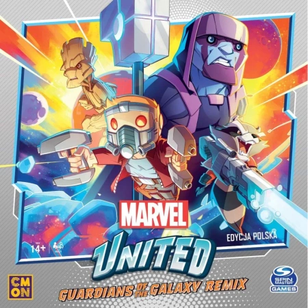 MARVEL UNITED GRA PLANSZOWA +ROZSZERZENIE DEFENDERS OF THE GALAXY POLSKA ED