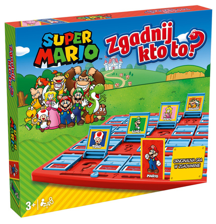 ZGADNIJ KTO TO Super Mario bajka Guess Who gra planszowa dla dzieci POLSKA