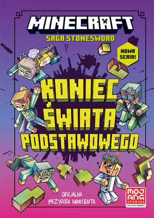 MINECRAFT SAGA STONESWORD Koniec świata książka POWIEŚĆ OFICJALNA PRZYGODA