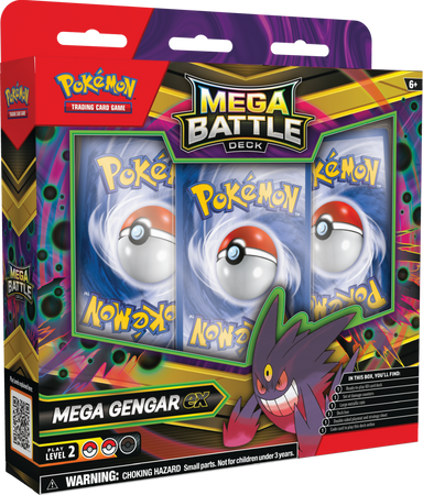 Pokemon TCG Mega Battle Deck Mega Gengar ex ORYGINALNE KARTY mata MONETA