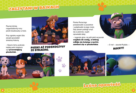 PSI PATROL EKIPA NA MEDAL KSIĄŻKA DLA DZIECI BAJKA ZACZYTANI AŻ 104 STRONY