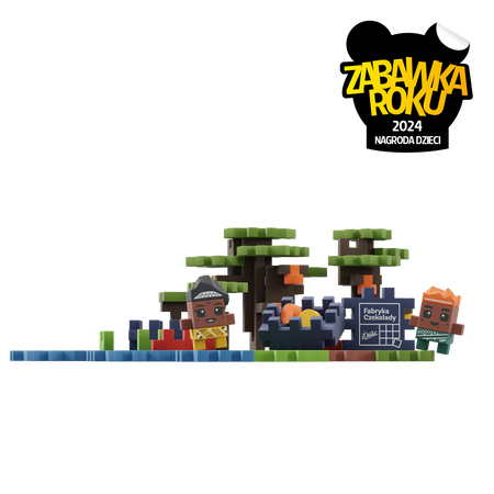 MARIOINEX WEDEL ZESTAW KLOCKÓW WAFFLE klocki plantacja wafle konstrukcyjne