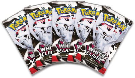 Pokemon TCG Binder Collection White Flare album 5x booster ORYGINALNE KARTY