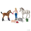 SCHLEICH 42486 9w1 ODWIEDZINY WETERYNARZA Farm World