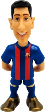 FIGURKA MINIX FC BARCELONA ROBERT LEWANDOWSKI KOLEKCJONERSKA 12 ORYGINALNA
