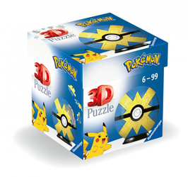 POKEMON 3D PUZZLE PREMIUM POKE Quick BALL KULA POKEBALL Pokémon ORYGINALNE