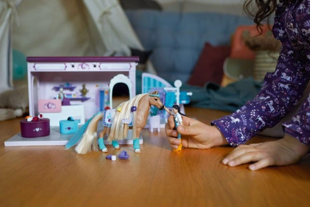 Schleich 42587 Sklepik dla koni Sophia's Beauties koń figurka PREMIUM sesja