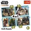 OUTLET PUZZLE 4w1 Mandalorian Star Wars 34397 Trefl