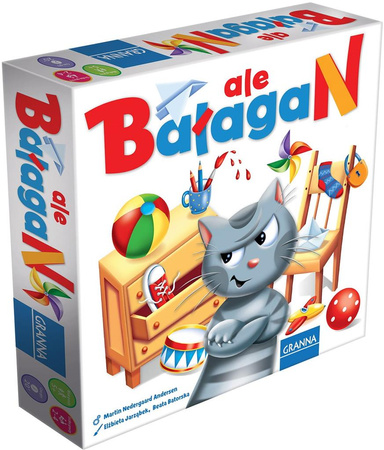 Ale Bałagan! gra planszowa Granna sprzątania porządek edukacyjna dzieci 5+