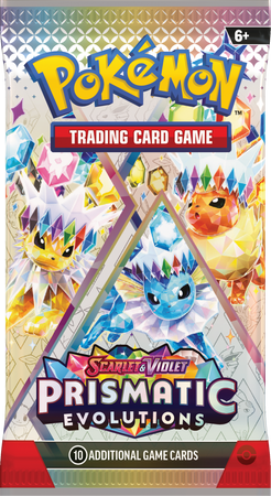 Prismatic Evolutions booster Pokemon TCG saszetka karty ORYGINALNE KARTY