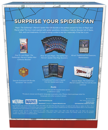 Collector +9x Play Booster Bundle GIFT BOX MARVEL SPIDER MAN Magic PREMIUM