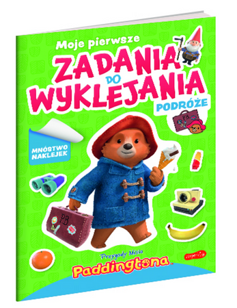 PRZYGODY MISIA PADDINGTONA Zadania Podróże nalepki naklejki dla dzieci