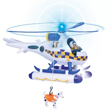 OUTLET HELIKOPTER POLICYJNY STRAŻAK SAM +figurki policjantka pies piesek policja