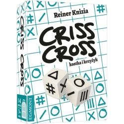 Criss Cross gra karciana LOGICZNA do plecaka podróżna KNIZIA kostka krzyżyk