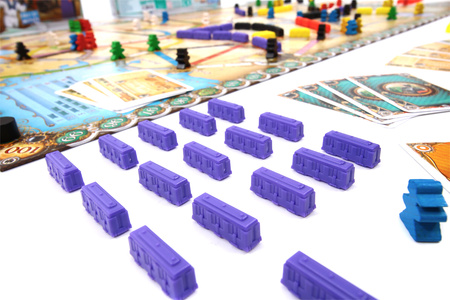 Wsiąść do Pociągu Niemcy gra planszowa POCIĄGI układanie tras wagony mapa