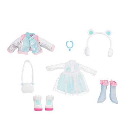 CRY BABIES BFF KRISTAL LALKA MODOWA + AKCESORIA ORYGINALNA TM TOYS ŚLICZNA