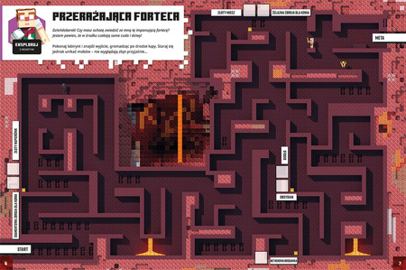 MINECRAFT Księga Netheru i kresu dla fanów KSIĄŻKA +500 NAKLEJEK OFICJALNA
