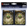 Protektory na talię Commander karty MtG gra Magic the Gathering koszulki Modern Horizons 3 Emerald Medallion (100 sztuk)